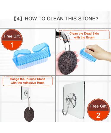 Volcanic Lava Pumice Stone - Natural Foot Callus Remover - Buy Online on GoSupps.com