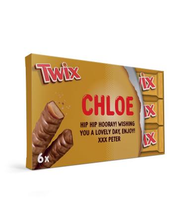 Personalized Twix Chocolate Bar - Custom Huge 300g Milk Chocolate Gift Box for Men & Women - Ideal Gift for Any Occasion - Buy Online on GoSupps.com