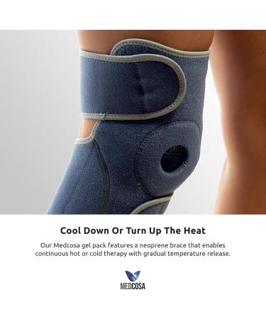 Medcosa Heat and Cool Knee Compress | Ultimate Cooling & Warming Therapy for Knee Pain | Ice Bag for Fast Relief - Buy Online on GoSupps.com