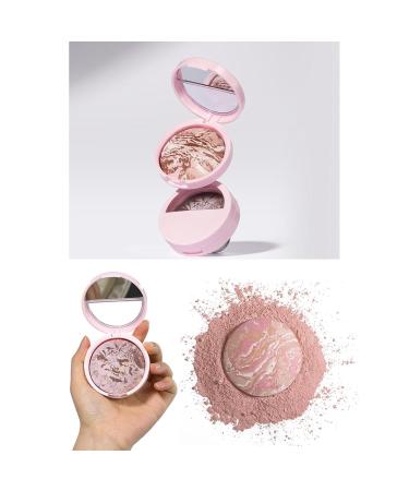 Highlighter Bronzer Powder - Longwear Marbleized Bronzer for Medium Skin | Shop Internationally - Buy Online on GoSupps.com