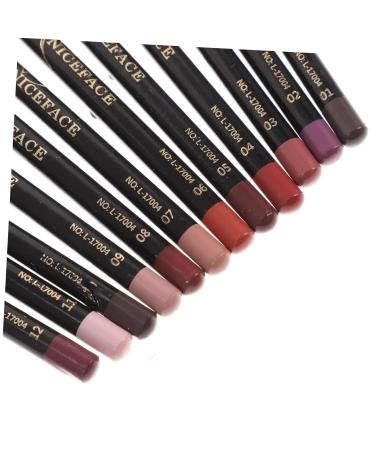 Buy Hemoton 12pcs Lip Liner Set - Waterproof Lip Pencils Makeup Accessories Nude Gloss International Shipping - Buy Online on GoSupps.com