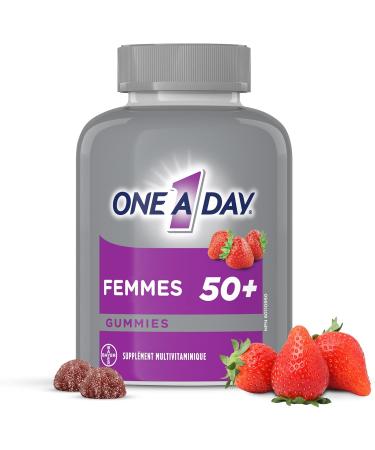 One A Day Women 50 Plus Multivitamin Gummies- Advanced Multivitamin Gummy with Brain Function & Immunity Support Formulated with Vitamins & Minerals for Women 50+ 130 Gummies - Buy Online on GoSupps.com