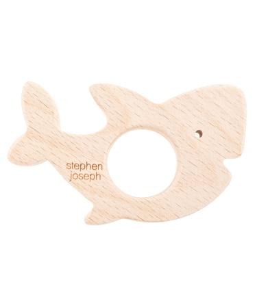 Stephen Joseph Shark Muslin Lovie with Teether - Soft and Comfortable for Babies - Buy Online on GoSupps.com