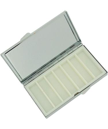 Shop Marble Background 7 Day Pill Box | Stylish Compact Pill Case for Easy Medication Management - Buy Online on GoSupps.com
