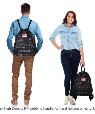 ATRIPACK Tactical Drawstring Backpack Water-Resistant Swim Bag String Bag Sandproof Beach Backbag American Flag Cinch Sack Bookbag for Men Women Boys Girls Basketball Swim Gym Sports(Black Camo - Buy Online on GoSupps.com