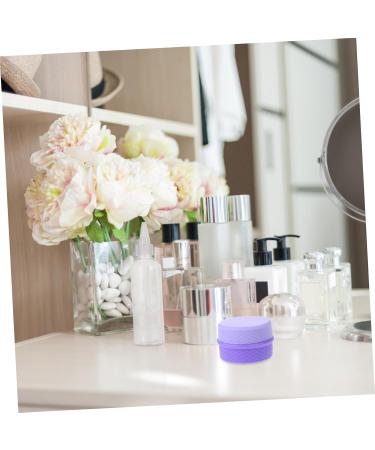 Beaupretty 5 Sets Cream box empty container travel container for cream makeup cream jar travel empty cream jar salve jar cosmetic lotion bottle Silica gel Storage Box vacation purple face - Buy Online on GoSupps.com
