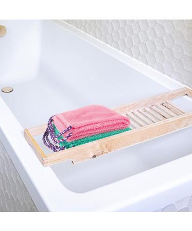 Linkidea 4 Pack African Exfoliating Net Back Scrubber Shower Towel Set - Buy Online on GoSupps.com