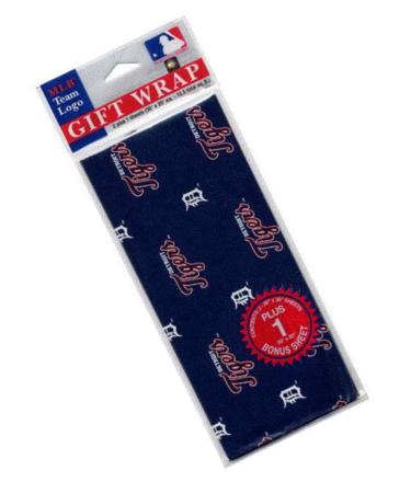 MLB Anaheim Angels Wrapping Paper Detroit Tigers