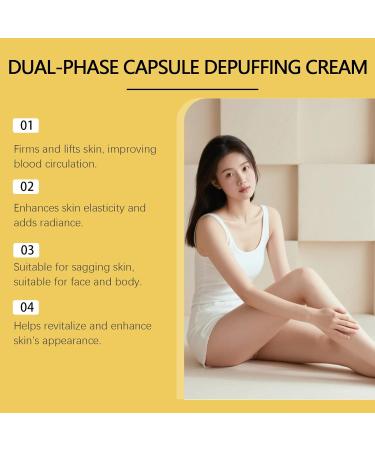 ARANYA Dual-Phase Capsule Depuffing Cream with Roselle Extract Hyaluronic Acid and Horse Chestnut Extract Firming and Lifting Skincare for Face and Body 1.76 oz - Buy Online on GoSupps.com