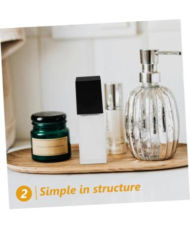 Beavorty Foundation Bottle Glass 3pcs Liquid Foundation Bottle Travel Lotion Mini Lotion Leakproof Travel Containers Glass Foundation Pump Bottle - Buy Online on GoSupps.com