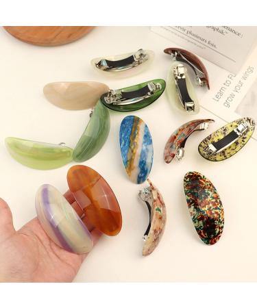 scicent Hairpin 2 Pieces No-Slip Hair Grips Acetate Vintage Hair Clips with Spring Delicate Hair Pins for Daily Wearing Hair Barrettes Girls Women Hair Accessories - 28505 - Buy Online on GoSupps.com