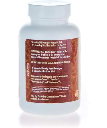 HeadStart Brain Nourishment - Common Sense Herbal Products (120 Tablets) - Buy Online on GoSupps.com