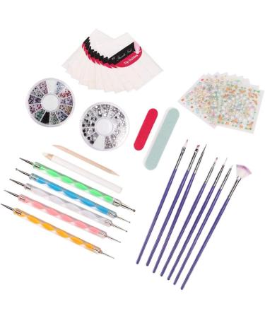 Exquisite Fashion Easy To Use Nail Art Sticker Nail Art Brush High-Quality Materials Practical for Home Salon Shop - Buy Online on GoSupps.com