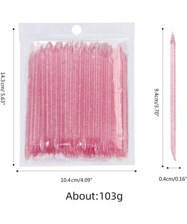 Practical Acrylic Nail Dotting Pen And Dead Skin Remove Tool Double Head Pointed And Slanted Tip For Salon Use Paint Manicure Clear - Buy Online on GoSupps.com