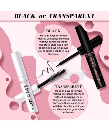 Cluster Lash Sealer - Long Lasting Clear Coat for Eyelash Extensions | Extend Wear Up to 14 Days - 5ml - Buy Online on GoSupps.com