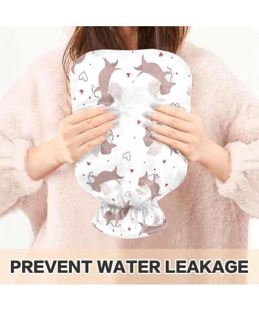 NAANLE Dachshund Hot Water Bottle 1L Warm Water Bottle for Pain Relief Heat & Cold Therapy Ideal for Bed Hand & Foot Comfort - Buy Online on GoSupps.com