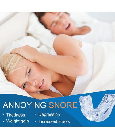 Comfortable & Adjustable Anti Snoring Mouthpiece - Reusable Solution for Men - Improve Sleep Quality - Single Device - Buy Online on GoSupps.com