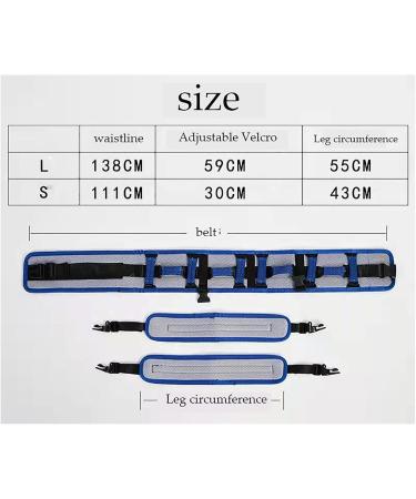 ZZBB Medical Nursing Safety Gait Patient Assist Transfer Belt with Leg Loops Medical Nursing Safety Gait Beltar Small - Buy Online on GoSupps.com