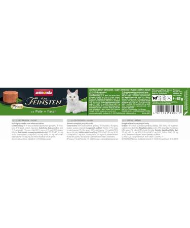 Animonda Vom Feinsten Mousse Wet Cat Food for Adult Cats - Sugar-Free Turkey & Pheasant | 12 x 85g - Premium International Shipping - Buy Online on GoSupps.com