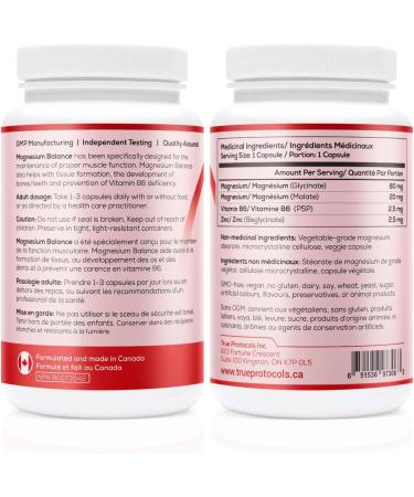 TRUE PROTOCOLS - Brain Protocol+ (3 Items) - Neuro Calm (90 Caps) Vital Mind (90 Caps) and Magnesium Balance (120 Caps) - Bioavailable Capsules for Optimal Mood Balance Cognitive Function & Mental Performance - Non-GMO Supplements - Buy Online on GoSupps.com