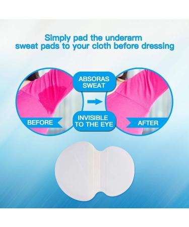 100 PCS Large Underarm Sweat Pads for Women and Men - Fight Hyperhidrosis with CANAGROW Armpit Sweat Pads - Comfortable, Non-Visible, Extra Adhesive - Disposable Sweat Free Armpit Protection - 4.4x4.8 Inch - Buy Online on GoSupps.com