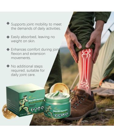 Knee Cream Compact Portable Design 1 Piece Joint Pain Cream PlantBased Body Paste Back Relief Gel for Knee Leg Hand Foot Neck Shoulder Gym Workout - Buy Online on GoSupps.com