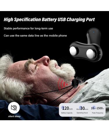DZKJ Smart Adjustable Snoring Stopper | Electric, USB Rechargeable Snore Solution - Improve Nose Breathing and Sleep Quality - Buy Online on GoSupps.com