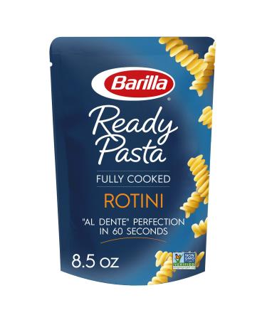 BARILLA Ready Pasta Rotini 8.5 oz. Pouch - Non-GMO, No Preservatives - Perfect Microwave Pasta Ready in 60 Seconds - Great for Quick Pasta Meals