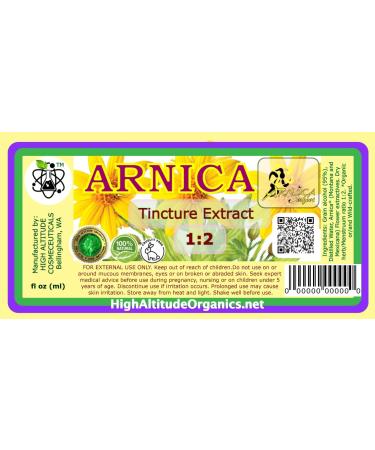 Buy 120ml ARNICAmfort Arnica Flowers Tincture - Extra Strength Liquid Extract (1:2 Concentration) for Pain Relief - International Shipping Available - Buy Online on GoSupps.com