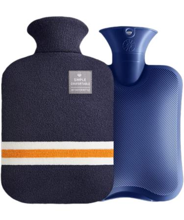 1L Heat Bottle with Soft Cover - Hot & Cold Compress for Pain Relief | Ideal Winter Hand & Foot Warmers - Buy Online on GoSupps.com