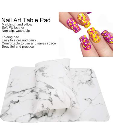 Different Gift Nail Art Hand Pad Easy To Store Effective Relief Beautiful And Practical Soft Leather Hand Rest Pillow Manicure Store for Home(white) - Buy Online on GoSupps.com