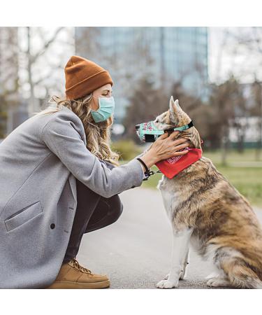 Heele Dog Muzzle - Soft Nylon Printing Muzzle for All Breeds | Breathable Air Mesh Design - International Shipping Available - Buy Online on GoSupps.com