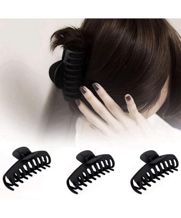 3 Pieces Large Hair Clips - Non-Slip Claw Clips for Women | Irregular Metal Hairpins - Buy Online on GoSupps.com