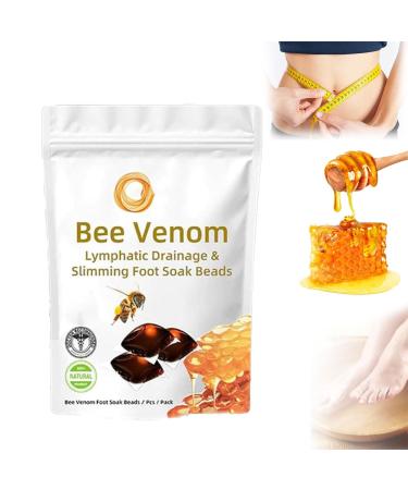Lukmlca Bienengift Fußbad Lukmlca Bienengift-Perlen Lukmlca Bienengift Lymphdrainage Fußbad Lukmlca Bienengift lymphatic foot ointment Lukmlca Bienengift Bienengift-Fußbadperlen (1Pack)