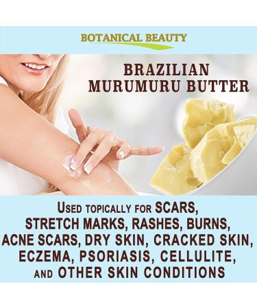 Organic Murumuru Butter - 100% Pure Natural Moisturizer for Skin Hair & Lips | Vegan Unrefined RAW - 8.46 oz - Buy Online on GoSupps.com