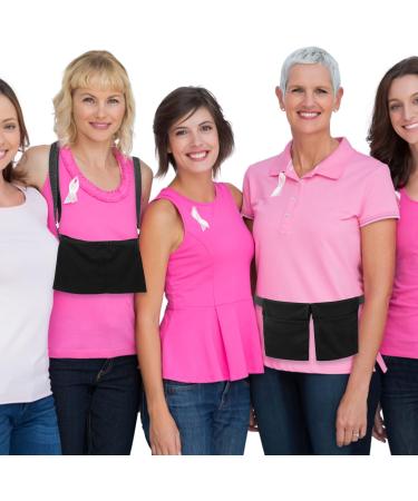 Tummy Tuck Post Surgery Supplies | Adjustable Mastectomy Drain Holder & Shower Bag | Must-Have Recovery Essentials (Black - Buy Online on GoSupps.com