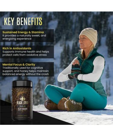 Black Lotus Pure Shilajit Resin Raw Honey Liquid Tincture 300ml 100% Pure Natural Shilajit for Men & Women Amino Acids 175mg Fulvic Acid 85 Ionic Trace Minerals For Immune Support Focus Energy - Buy Online on GoSupps.com