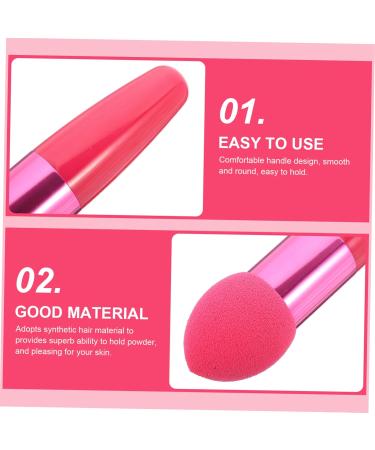 Housoutil 3pc Contour Brush Set | Mushroom Makeup Sponges with Handle | Foundation Concealer & Eye Brushes for Flawless Application | International Shipping Available - Buy Online on GoSupps.com