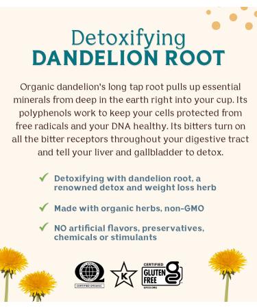 Teeccino Dandelion Tea Sampler - 6 Caffeine-Free Herbal Flavors, 12 Bags - Buy Online on GoSupps.com