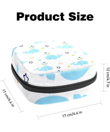 Shop Women's Bonds Storage Bags - Stillpad Halter Cartoon Blauwal Portable Period Kit Bag | Feminine Product Bag for Women & Girls - Buy Online on GoSupps.com