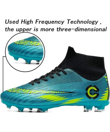 YANGTAOZI Mens High-Top Soccer Cleats - Professional Spikes for Outdoor and Indoor Football - Breathable and Stylish Design - Buy Online on GoSupps.com
