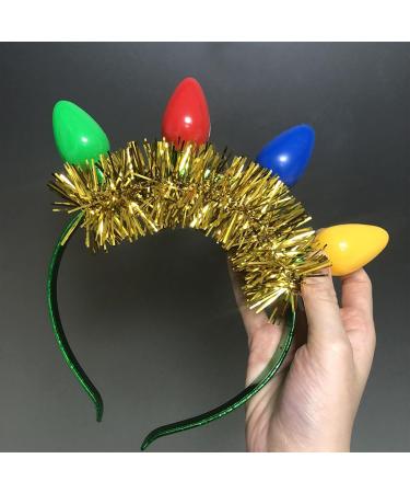 amangul Christmas Flashing LED Headband Fun and Festive Light Bulb for Kids Adults Glow in the Dark Accessories Party Favor(Blue) - Buy Online on GoSupps.com