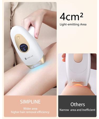 IPL Hair Removal Device | 999,999 Flashes | Painless Laser Hair Remover with Ice Cooling | 9 Energy Levels | For Men and Women - Buy Online on GoSupps.com