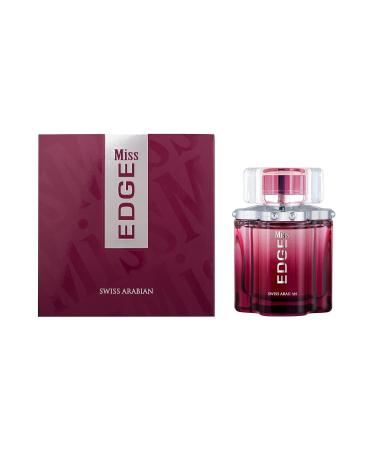 Swiss Arabian Miss EDGE - Luxury Products From Dubai - Long Lasting Addictive Personal EDP Spray Fragrance - Seductive Signature Aroma - 3.4 Oz - Buy Online on GoSupps.com
