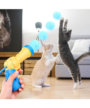 Briskore Cat Toy: 100 Plush Balls & Interactive Ball Launcher - Perfect for Cat Training & Playtime - Buy Online on GoSupps.com