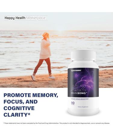 Alz Brain Song - Our Best Focus Memory Supplements Highest Rating for Seniors - Focus Iq Brain Supplement - Brain Song for Better Memory Supplement for Seniors - Alpha Memo Master Brain Supplement - Buy Online on GoSupps.com