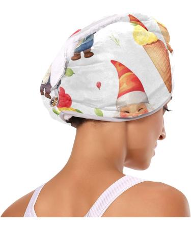 Super Absorbent Ice Cream Dwarf Hair Towel 2 Pack | Quick Dry Hair Turbans for Women & Girls - Buy Online on GoSupps.com