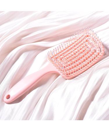 Professional Curved Hairbrush Easy Detangling Vented Hair Styling Comb Home Salon Use - Buy Online on GoSupps.com