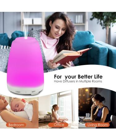 Upgraded White Essential Oil Diffuser | Best Aroma Diffuser for Home & Office - Shop Internationally - Buy Online on GoSupps.com
