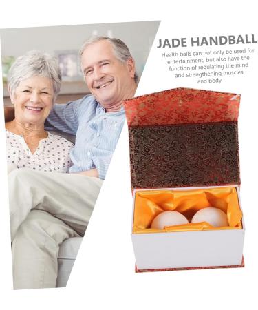Magiclulu Handmade Quartz Gymnastics & Massage Balls | Ideal for Hand Exercises | Natural Jade Handballs for Relaxation - Buy Online on GoSupps.com